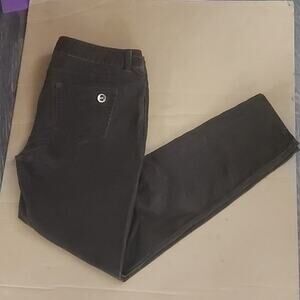 Michael Kors Brown Skinny Jeans 10 Winter Classic Preppy Academia Quiet Luxury